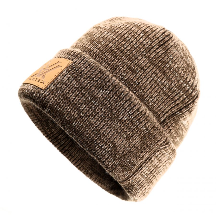 Czapka unisex Vortex Northern Pass Beanie brązowa 2/4