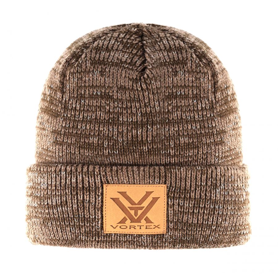 Czapka unisex Vortex Northern Pass Beanie brązowa 1/4