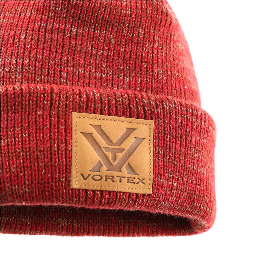 Czapka Unisex Vortex Northern Pass Beanie czerwona 3/4