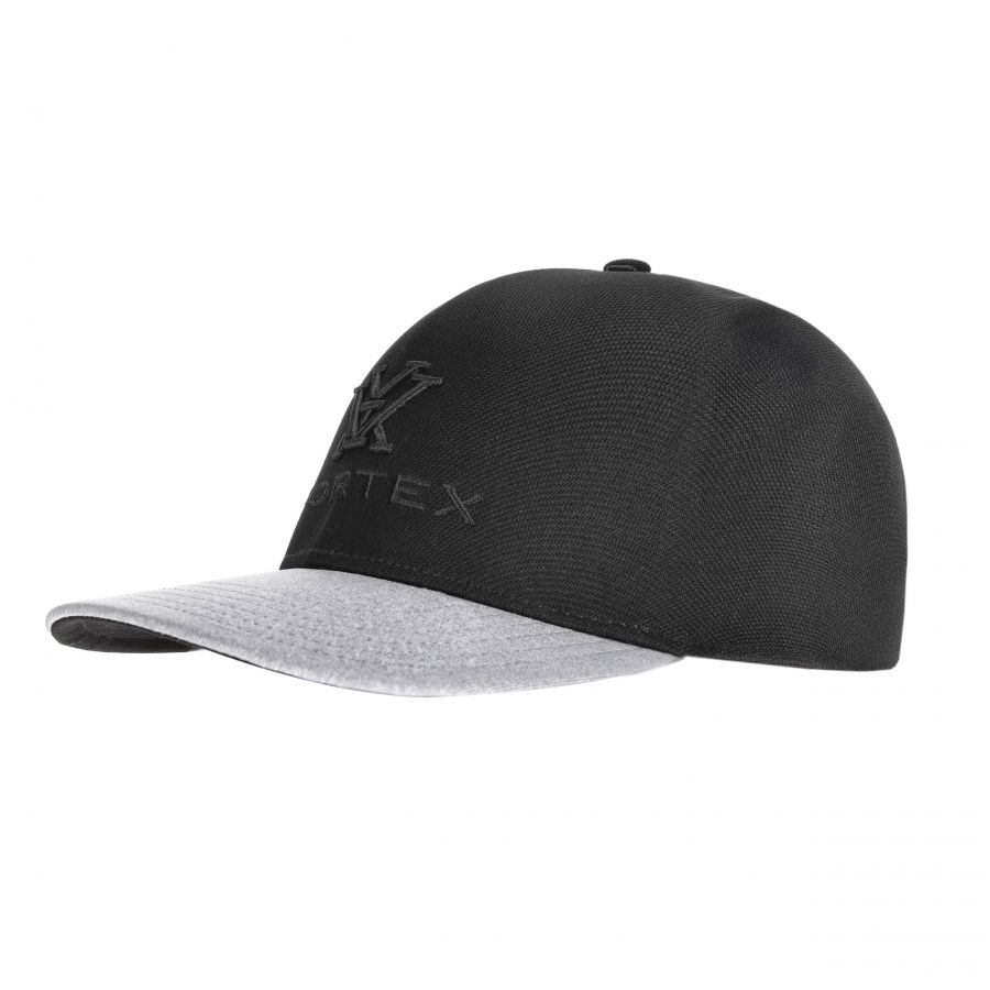 Czapka z daszkiem unisex Vortex Fitted Black Out 1/3