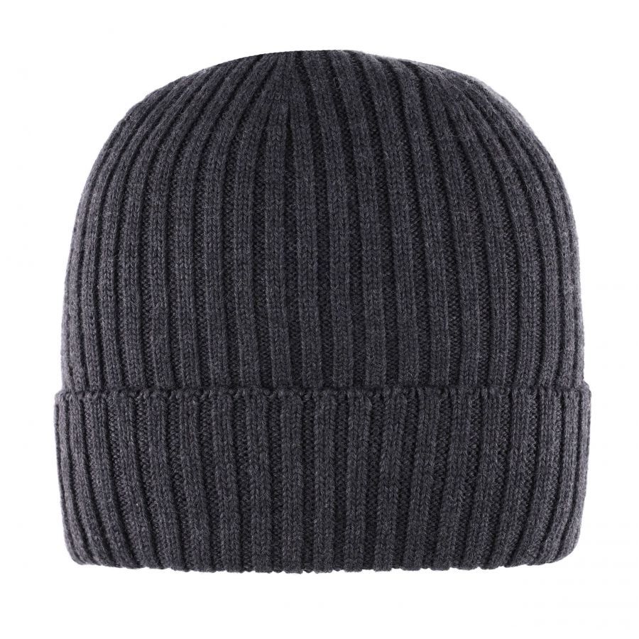 Czapka zimowa BUFF Merino Wool Hat Norval grafitowa 4/4