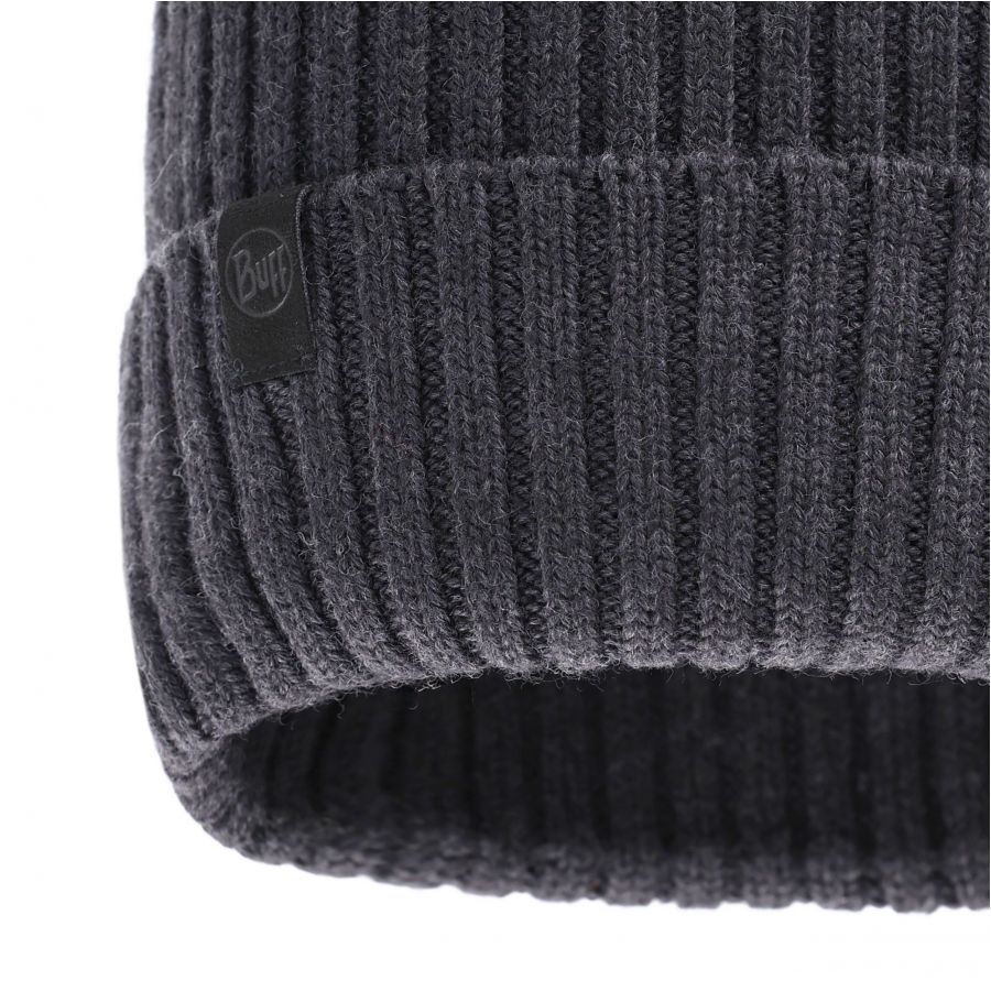 Czapka zimowa BUFF Merino Wool Hat Norval grafitowa 3/4