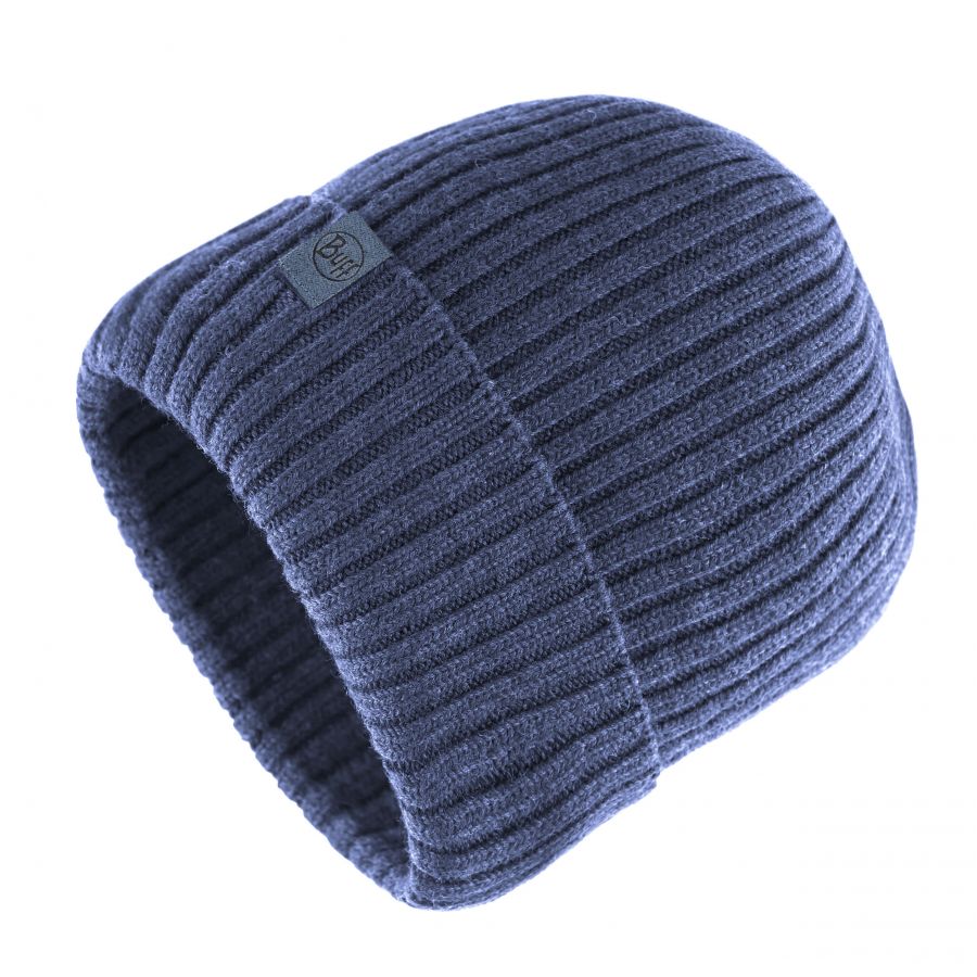 Czapka zimowa BUFF Merino Wool Hat Norval granatowa 2/4