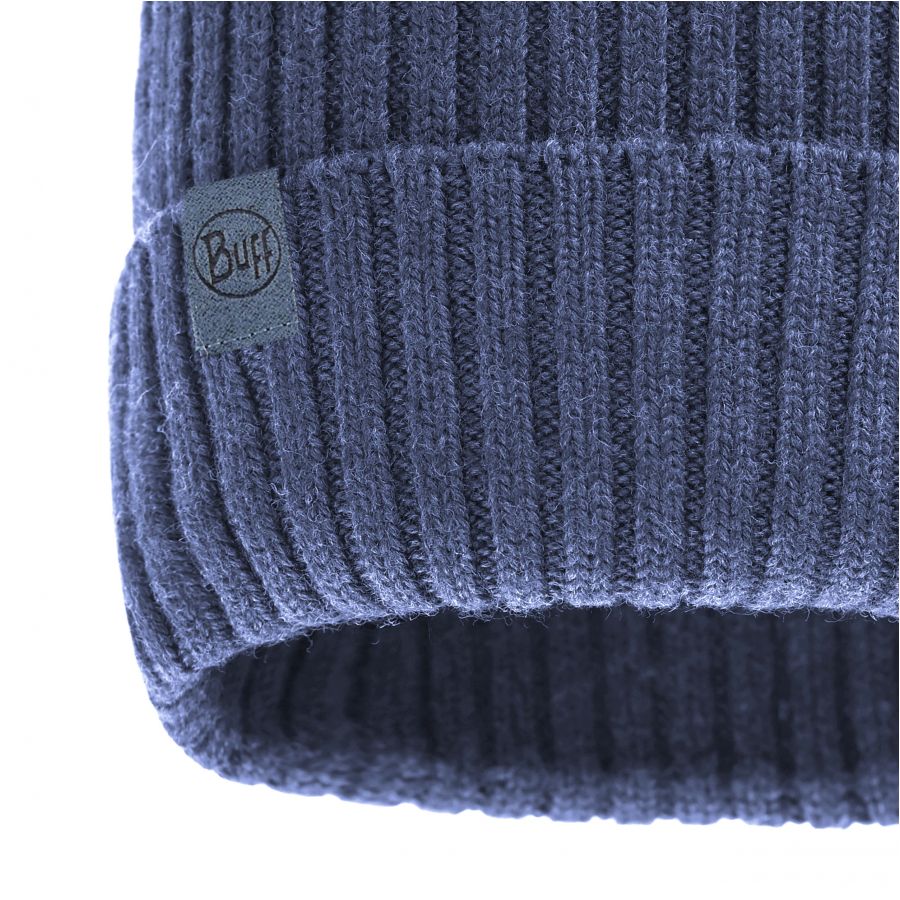 Czapka zimowa BUFF Merino Wool Hat Norval granatowa 3/4