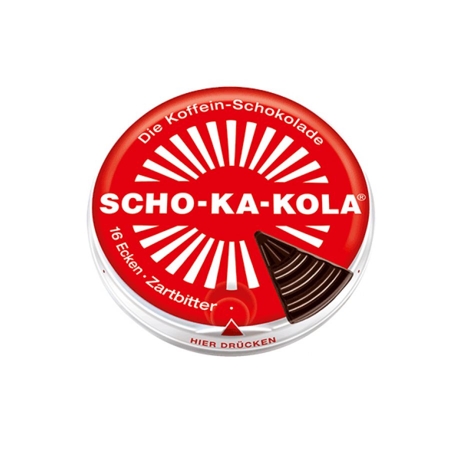 Czekolada Scho-Ka-Kola gorzka z kofeiną 100 g 1/1