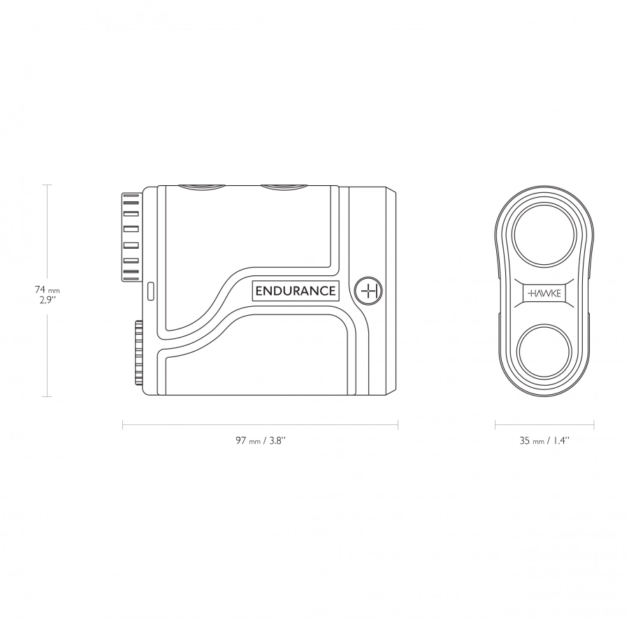 Dalmierz laserowy Hawke Endurance LRF 700 4/13