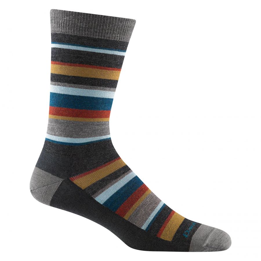 Darn Tough Druid Crew Charcoal casual socks 1/3