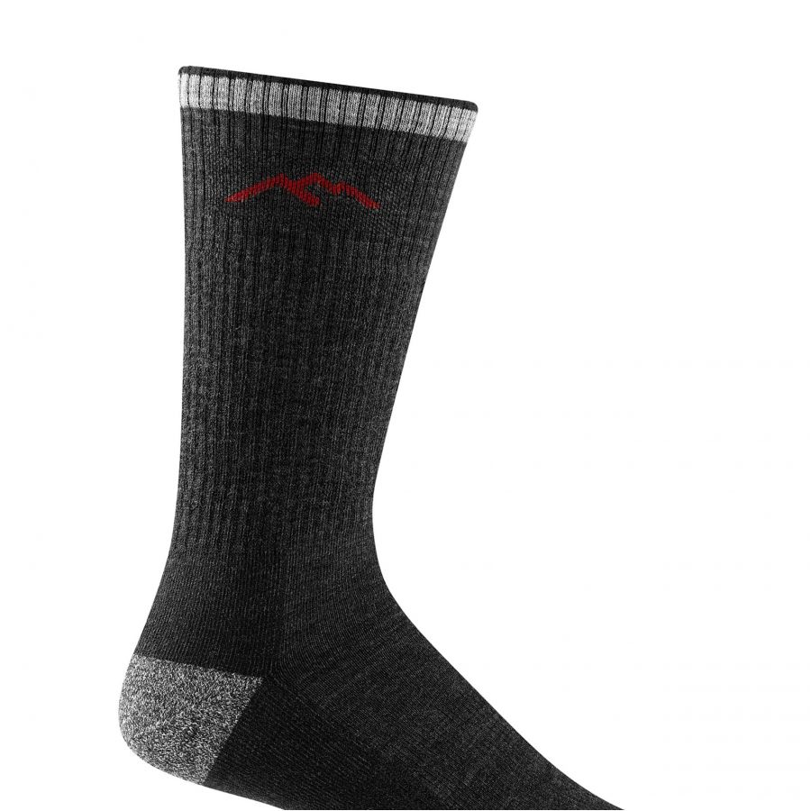 Darn Tough Hiker Boot Black trekking socks. 3/4