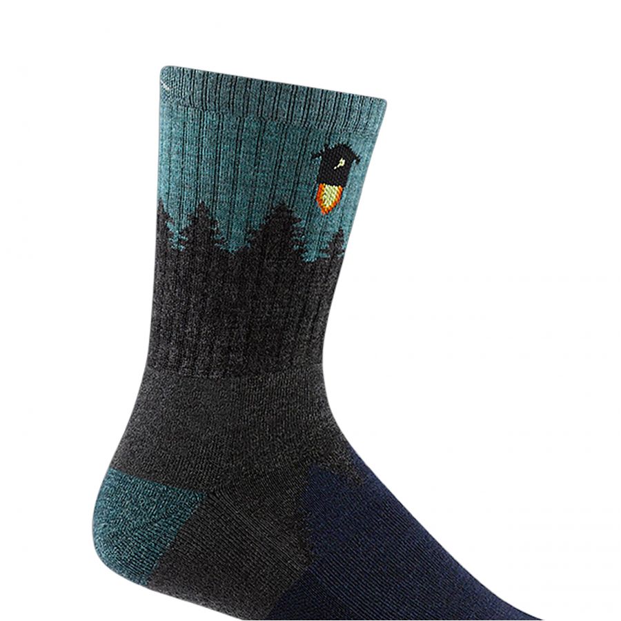 Darn Tough Number 2 Gray trekking socks 3/4