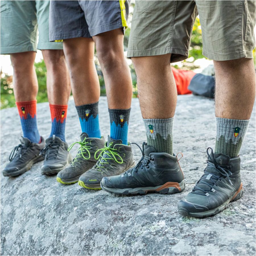 Darn Tough Number 2 Gray trekking socks 4/4