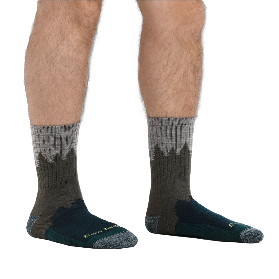 Darn Tough Number 2 Green trekking socks 4/4