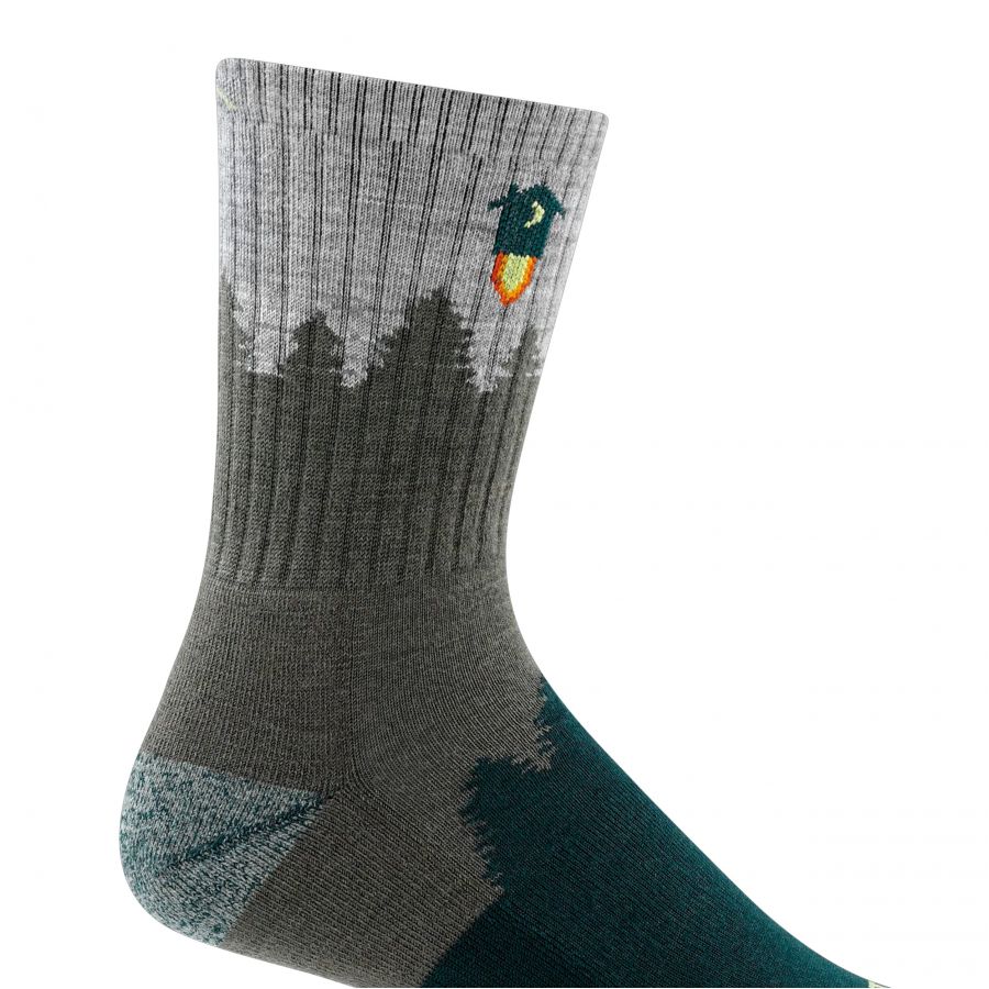 Darn Tough Number 2 Green trekking socks 3/4