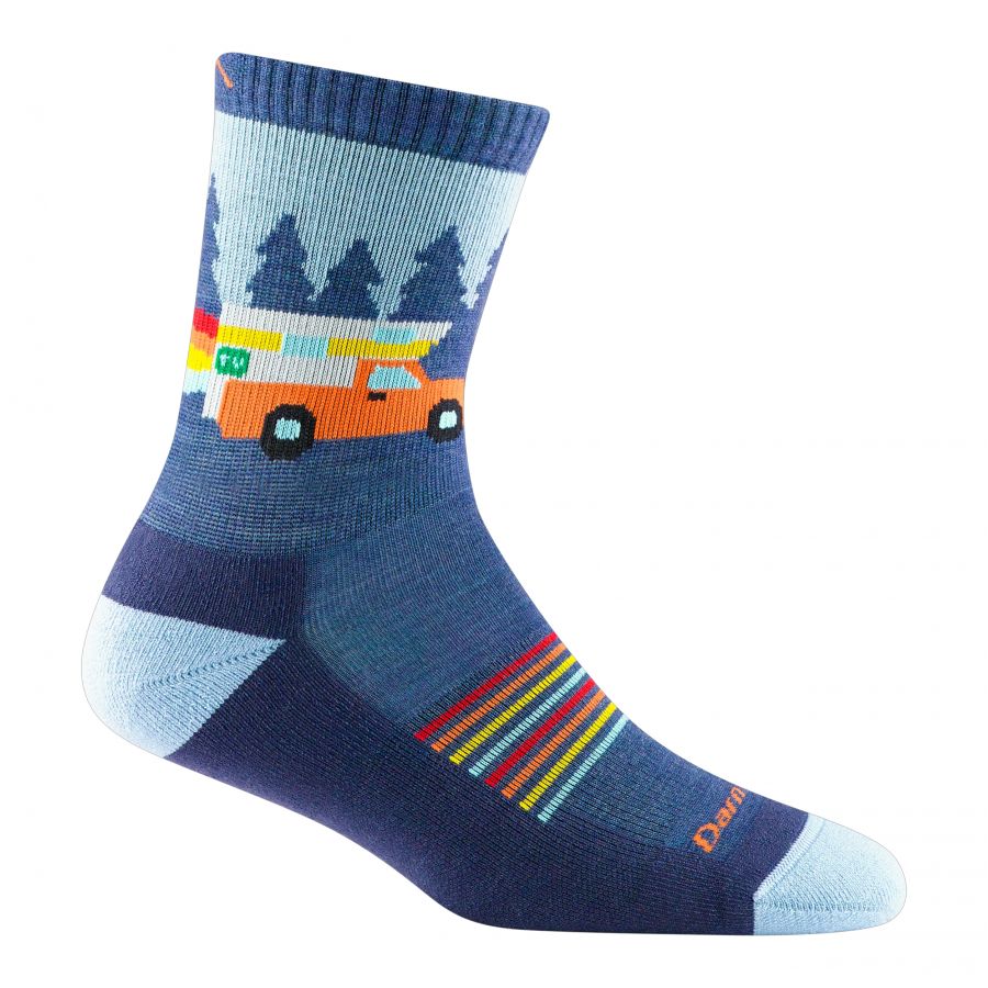 Darn Tough Van Wild Denim Children's Socks 1/3