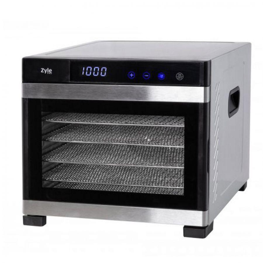 Dehydrator Zyle Professional Medium / 6 tac / 30,5 x 33 cm - Suszarka do owoców i warzyw 1/4