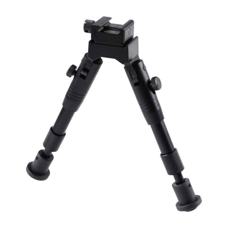 Dwójnóg UTG Shooter's SWAT Bipod Rubber Feet 6,2" - 6,7" Picatinny, czarny 3/8