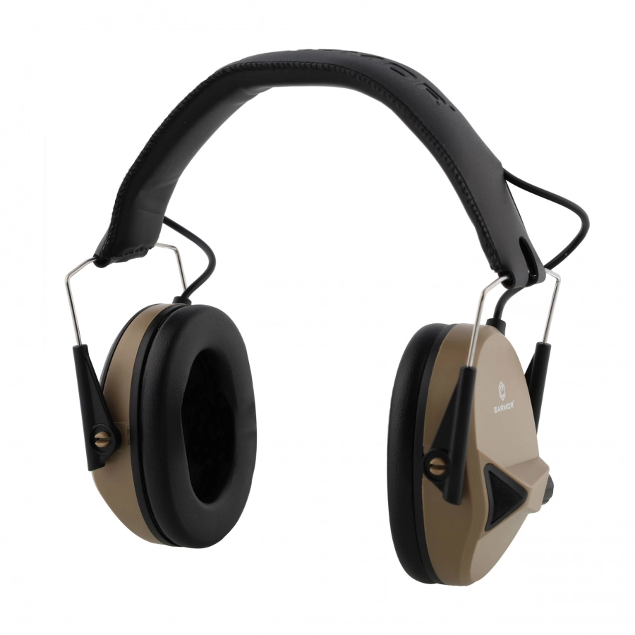 Earmor M30 active ear protectors coyote tan 1/7