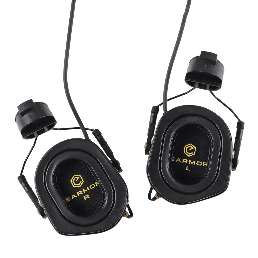 Earmor M31H Plus active ear protectors coyote 2/6