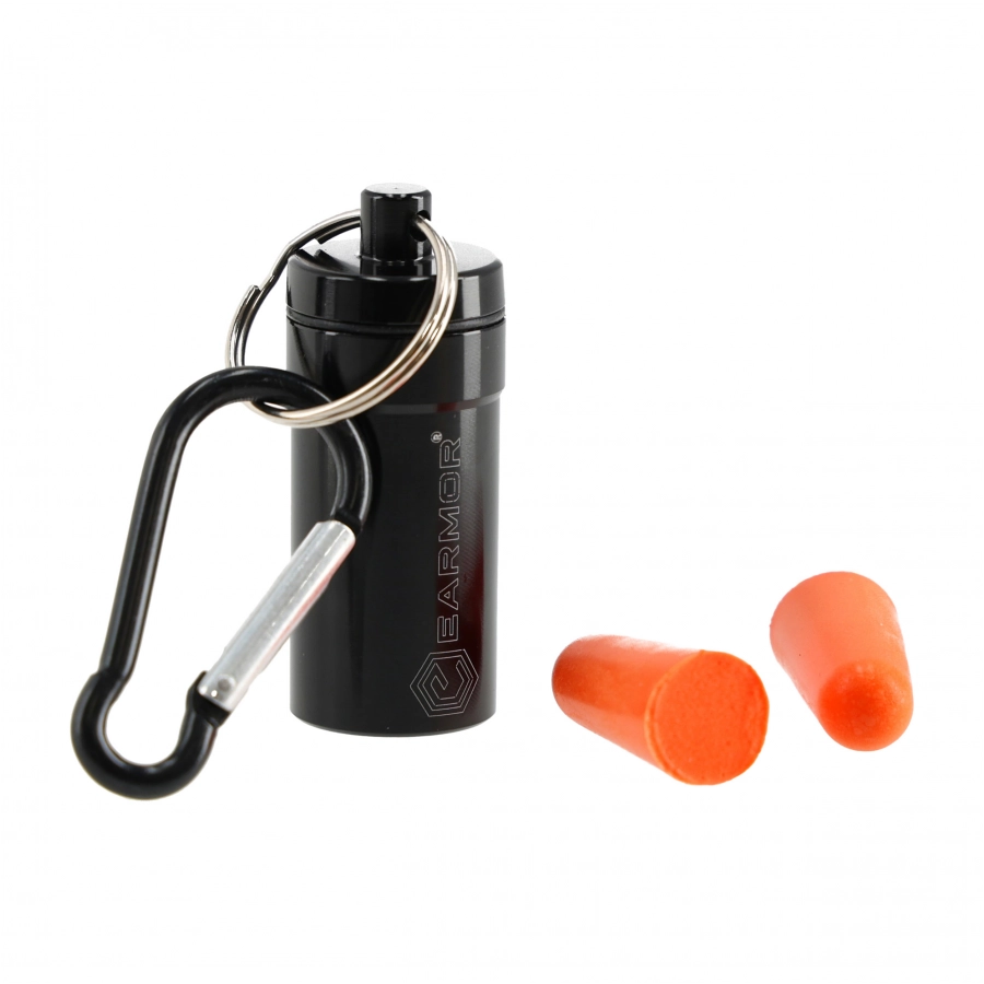 Earmor MaxDefence earplugs in aluminum 1/4