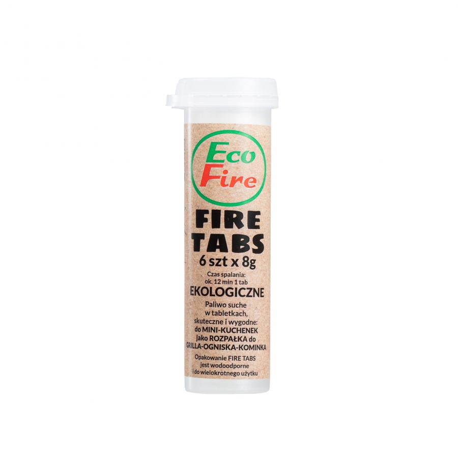 Eco-friendly dry fuel in 6 x 8g tubes 1/1