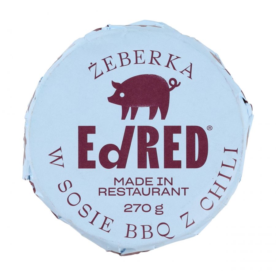 Ed Red Originals canned ribs in BBQ sauce 270g 1/2