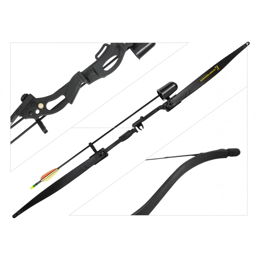 Ek Korrigan classic bow 10-15 lb 48.5" black 2/4