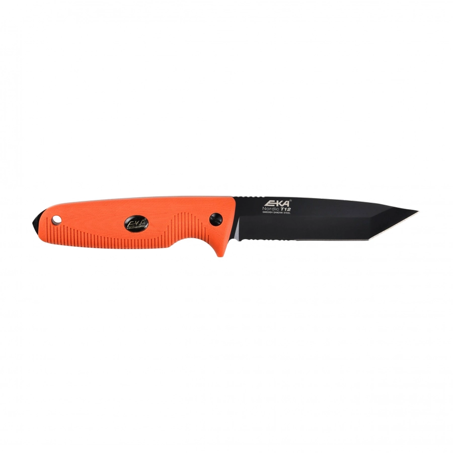 Eka Nordic W12 fixed blade knife orange 2/8