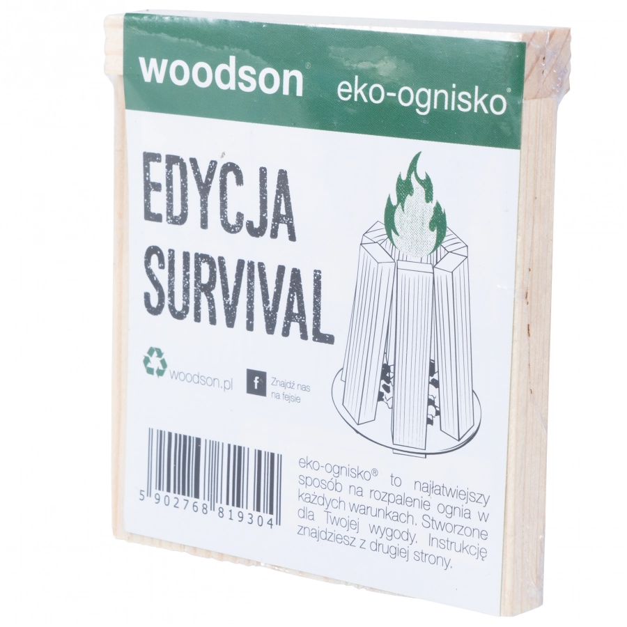 Ekologiczna rozpałka Woodson Eko - ognisko Survival 1 - pak 3/3