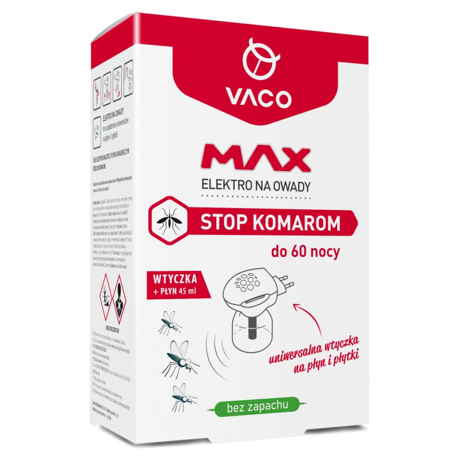 Elektro Max Vaco owadobójczy + płyn 45 ml 1/3