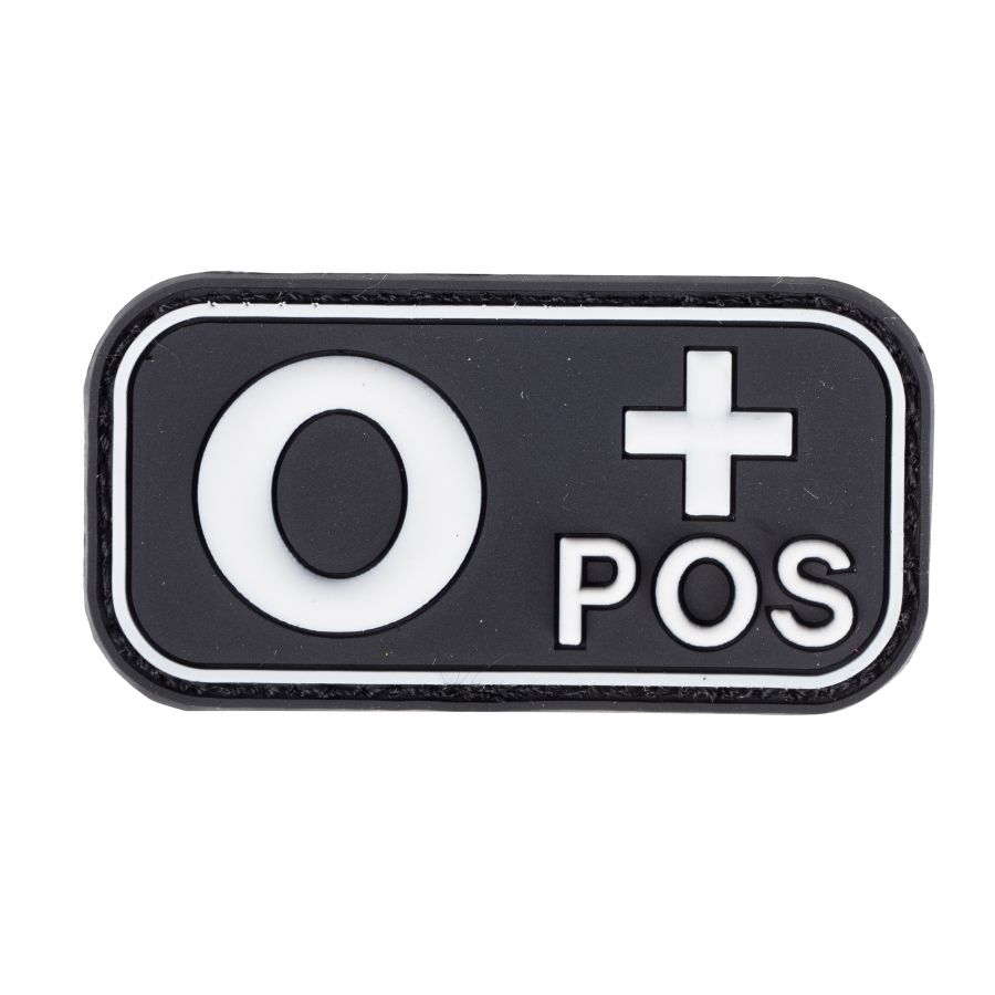 Emblem 3D PVC sticker blood group 0+ 1/1