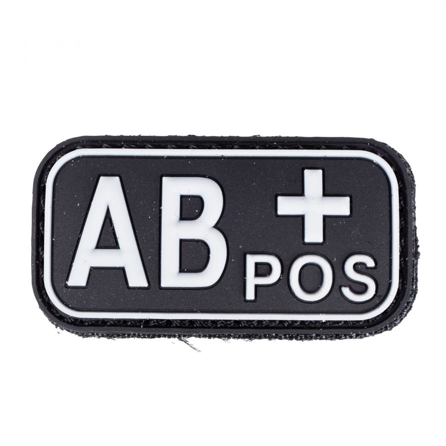 Emblem 3D PVC sticker blood group AB+ 1/1