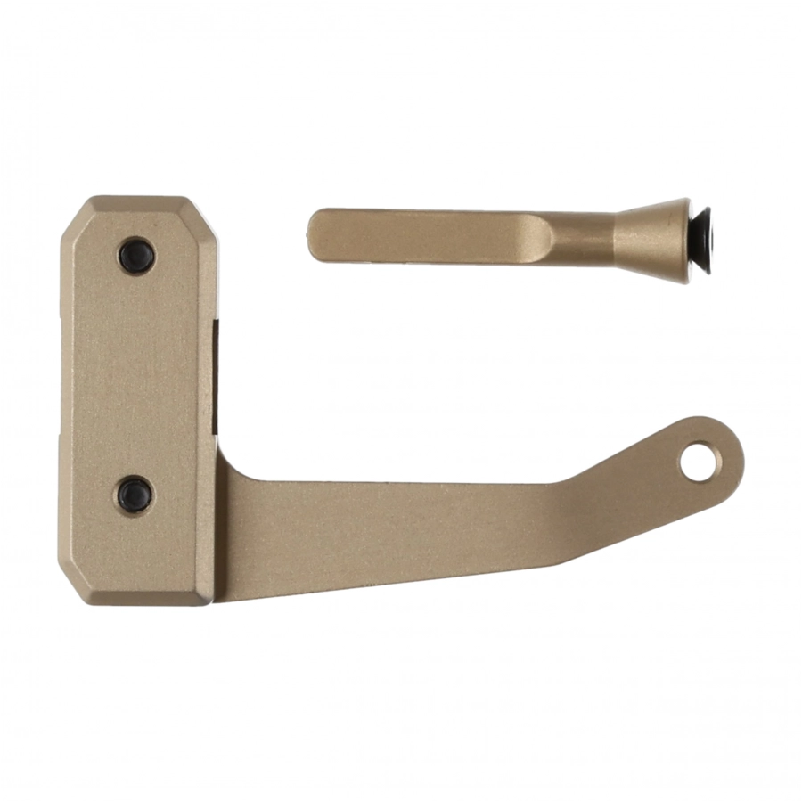 Enlarged AR15 Toni System FDE drop lever 2/2