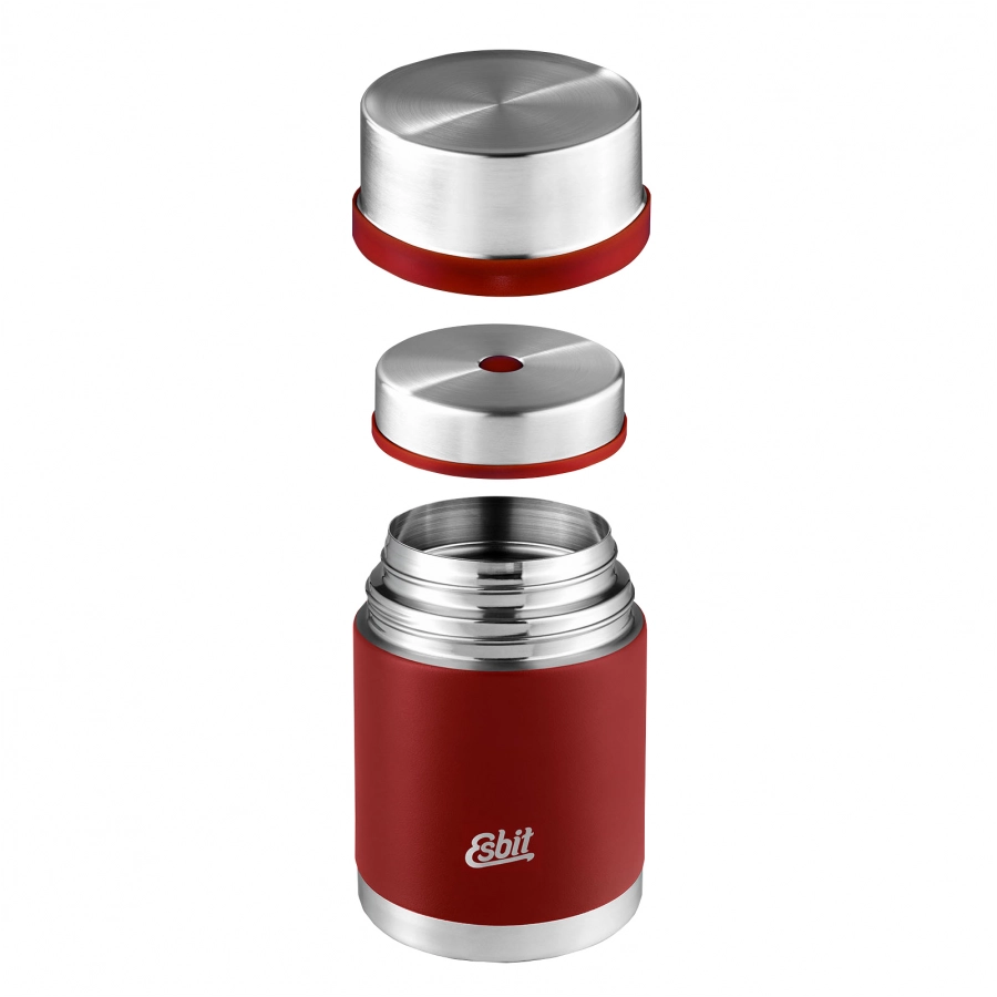 Esbit Food Jug Sculptor 0.75 l burgundy thermos 3/5