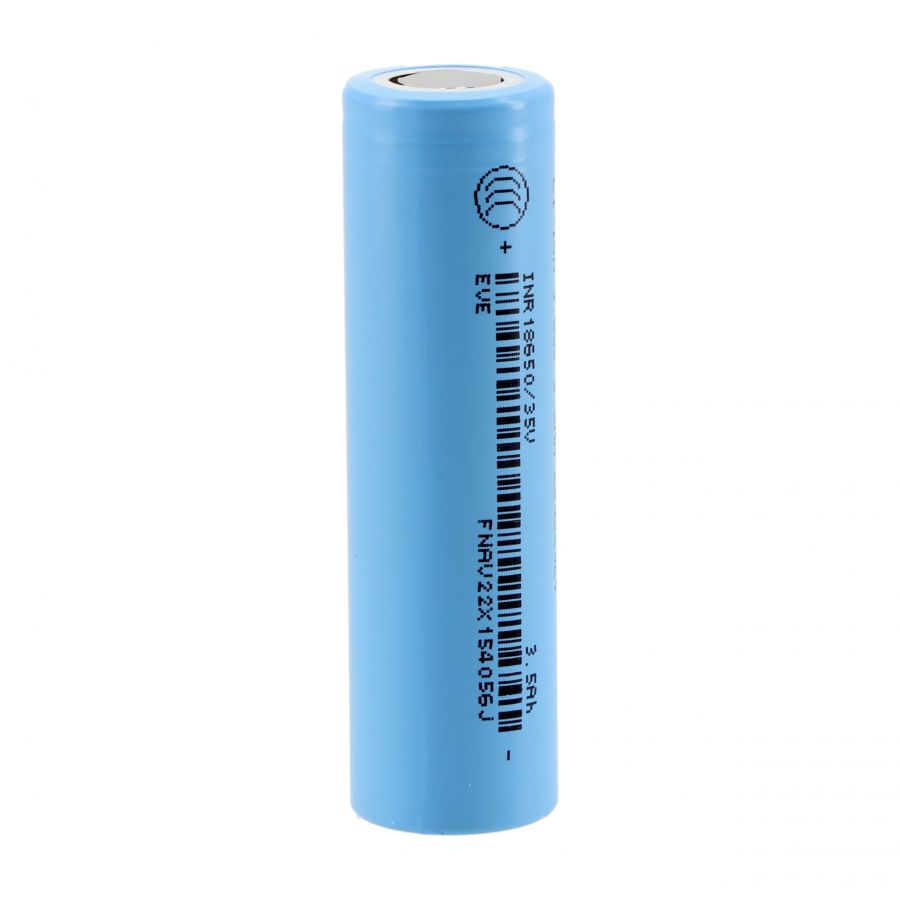 Eve 18650 lithium-ion battery 3500 mAh 3.6 V 1/4