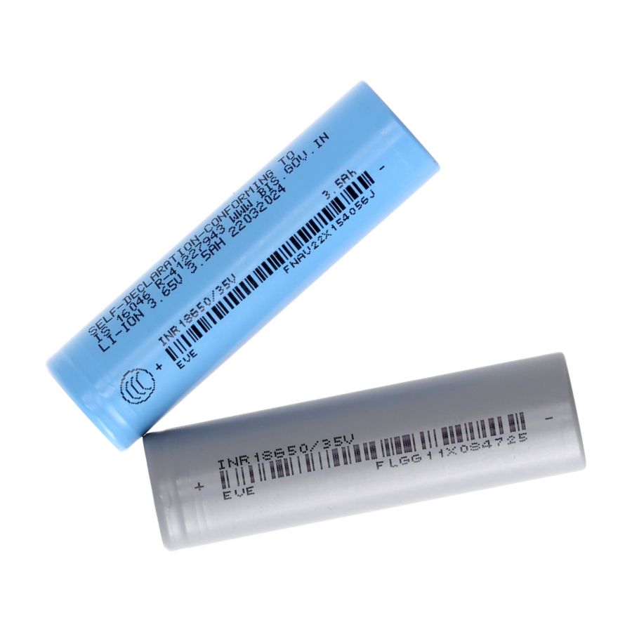 Eve 18650 lithium-ion battery 3500 mAh 3.6 V 4/4