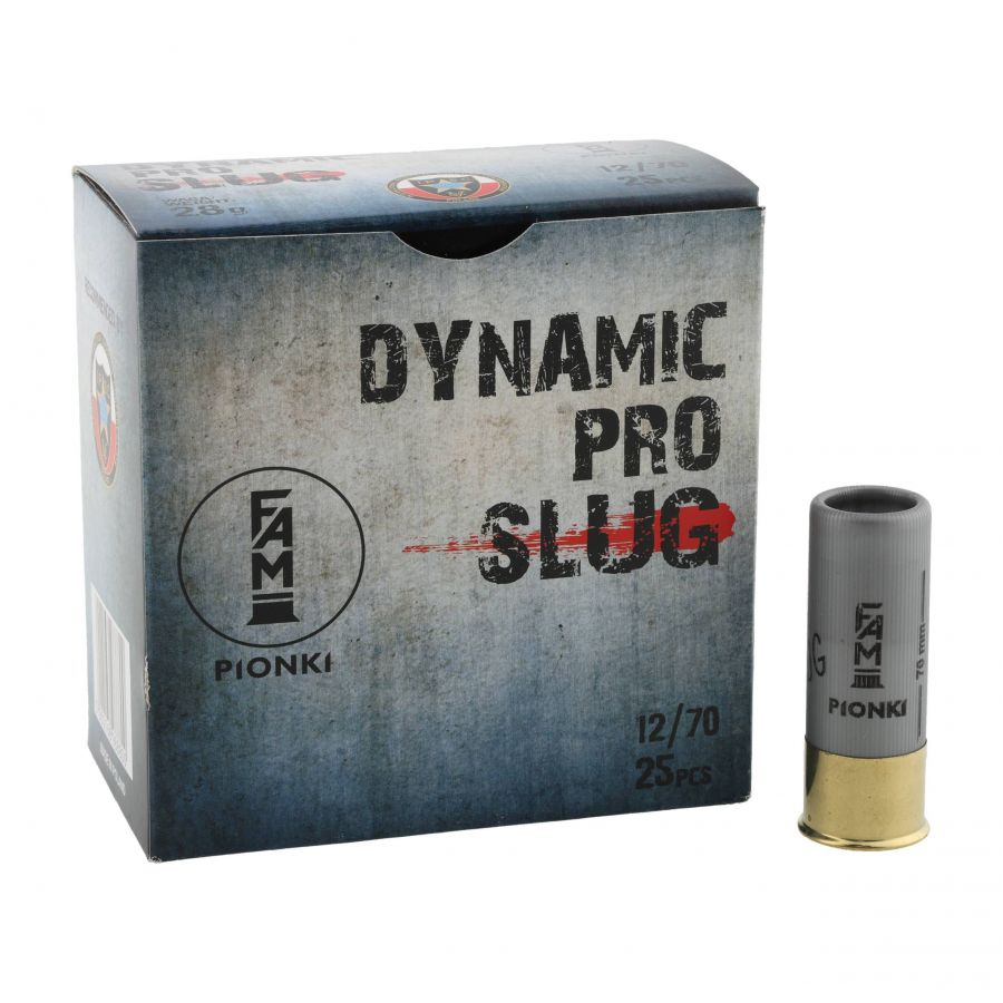 FAM Pionki 12/70 Dynamic PRO SLUG ammunition 1/4