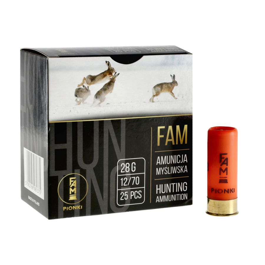 FAM Pionki 12/70 GW 28g 2-3.50mm ammunition 1/4