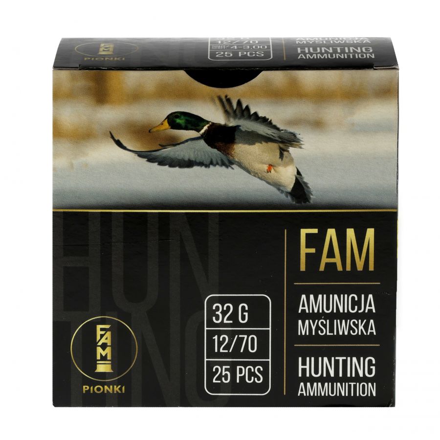 FAM Pionki 12/70 GW 32g 4-3.00mm ammunition 4/4