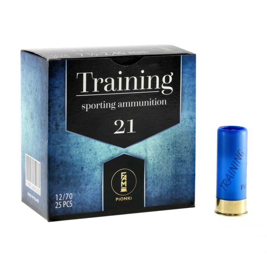 FAM Pionki 12/70 Trap Training 21g 7.5-2.4 ammunition 1/4