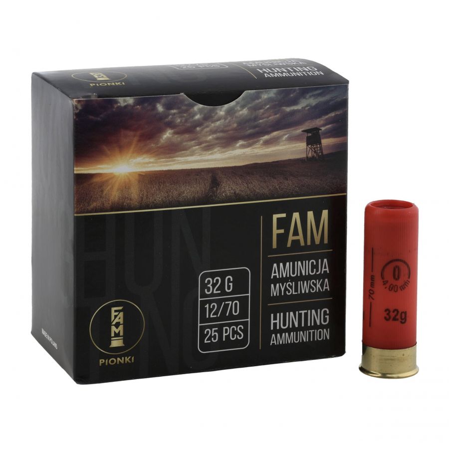 FAM Pionki 12/70 ZAT 32g 0-4.00mm ammunition 1/4