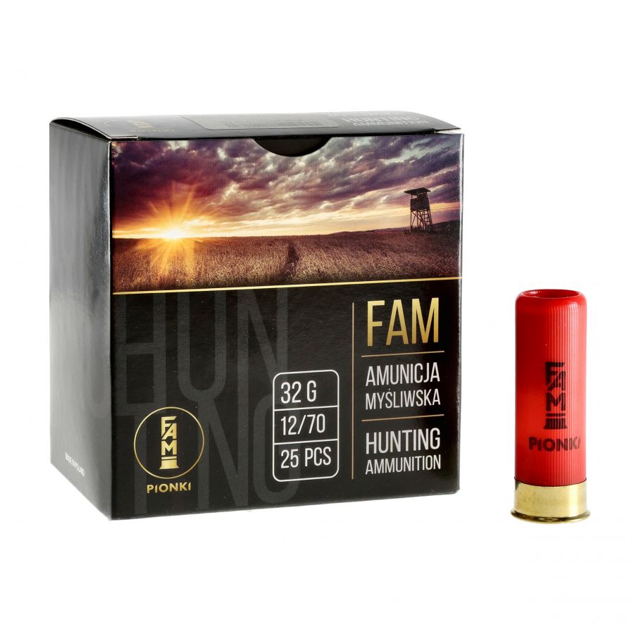 FAM Pionki 12/70 ZAT 32g 3-3.25 mm ammunition 1/4