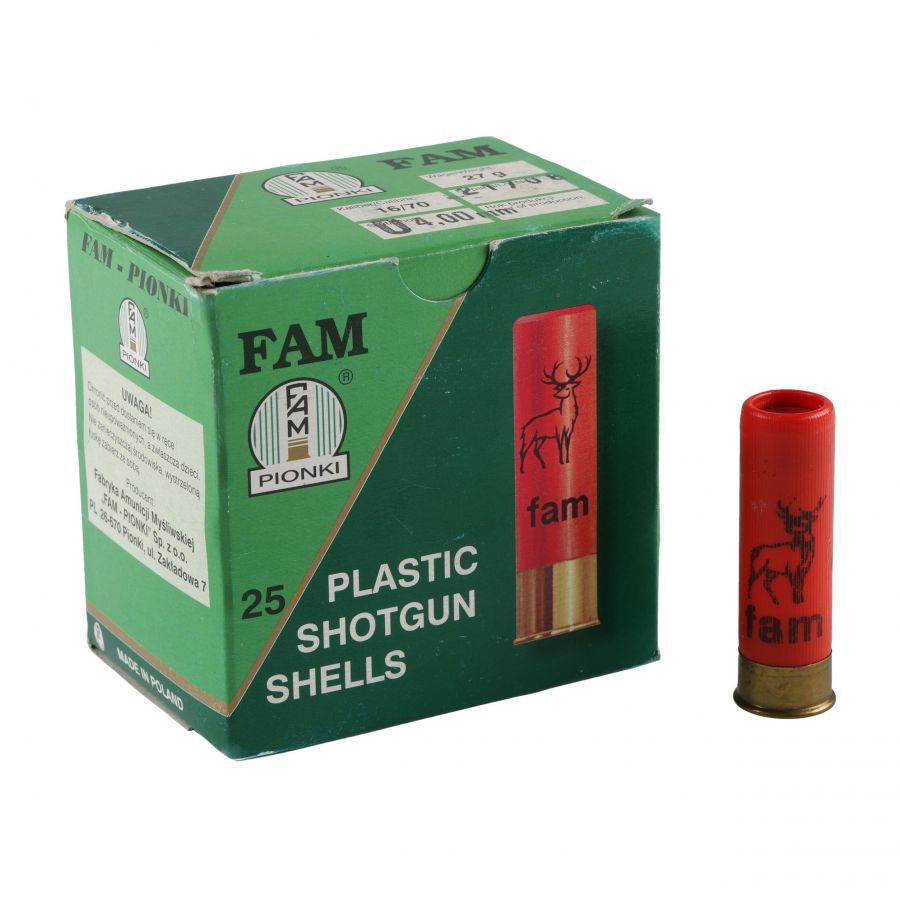 FAM Pionki 16/70 0-4 mm 27 g ammunition 1/3