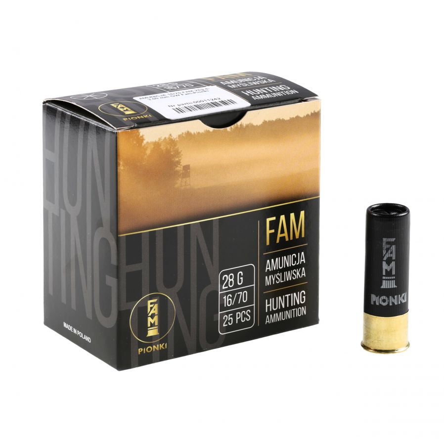FAM Pionki 16/70 GW 28g 4-3.25mm ammunition 1/3