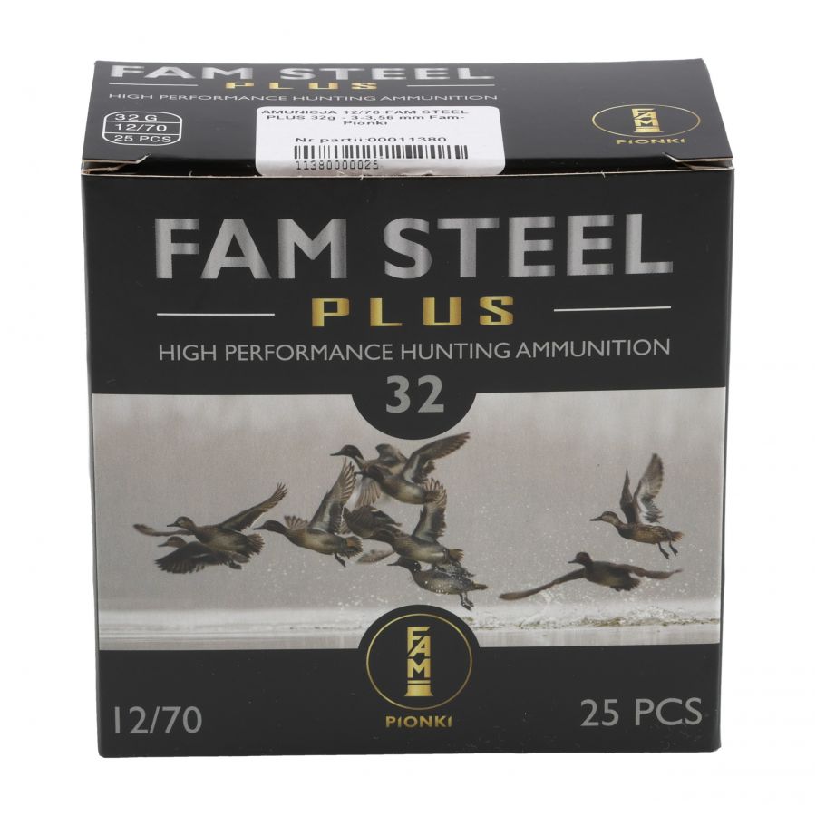 FAM Pionki Steel Plus 12/70 32g 3-3.56mm ammunition 2/3