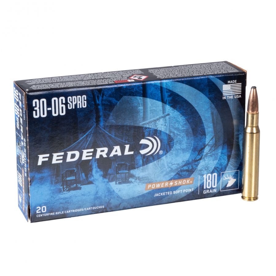 Federal cal. 30-06 11.7g SP ammunition 1/3