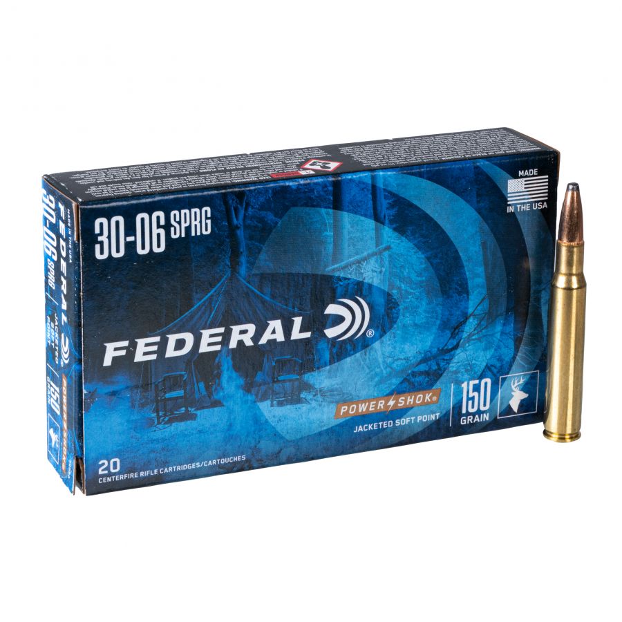 Federal cal. 30-06 9.7g SP ammunition 1/2