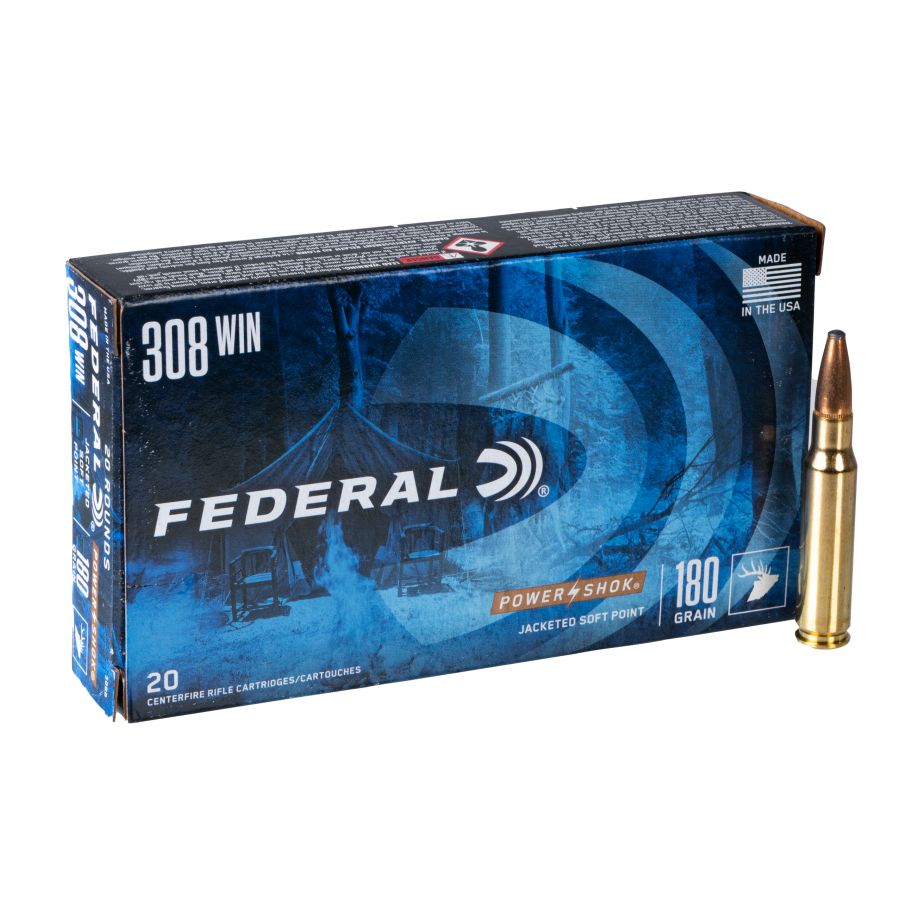 Federal cal. 308 Win 11.7g SP ammunition 1/2