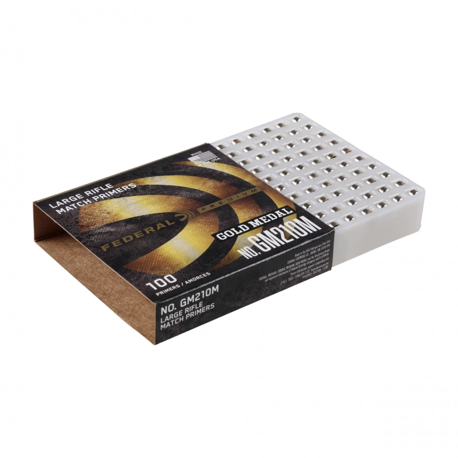 Federal Gold Medal GM210M 100pcs primer. 3/4