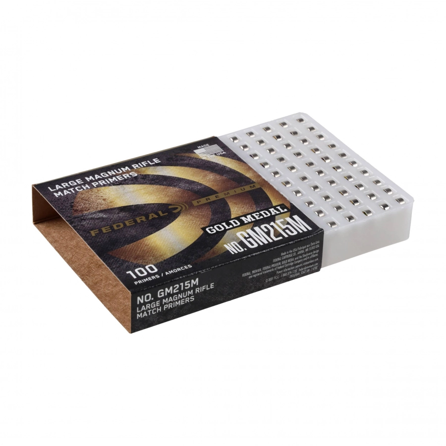 Federal Gold Medal GM215M 100pcs primer. 3/4