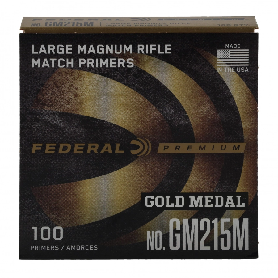 Federal Gold Medal GM215M 100pcs primer. 1/4