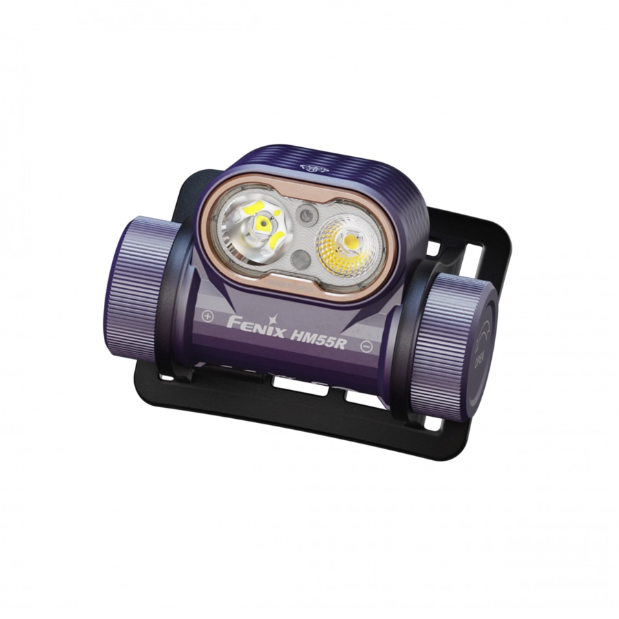 Fenic HM55R dark purple headlamp flashlight 2/3